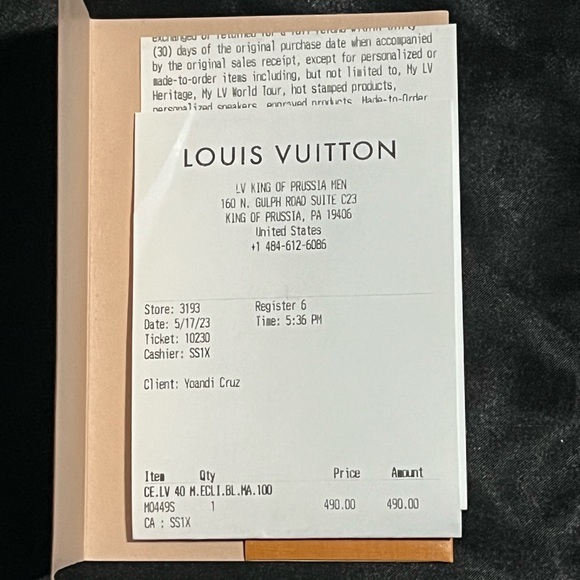 Louis Vuitton Mens Black Initials belt - Picture 3 of 5